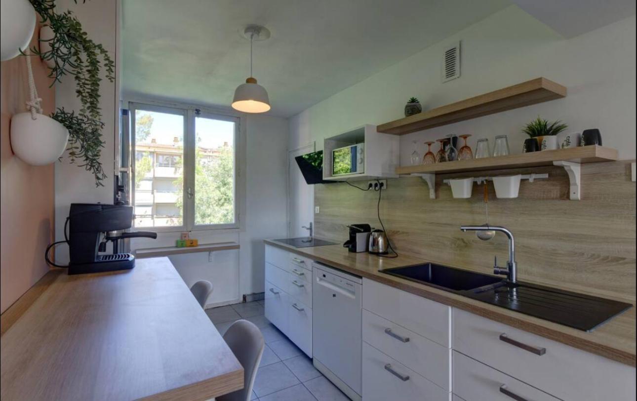 LE SMILE - 3 bedrooms - 8pers - Parking - Centre Gare Montpellier Extérieur photo