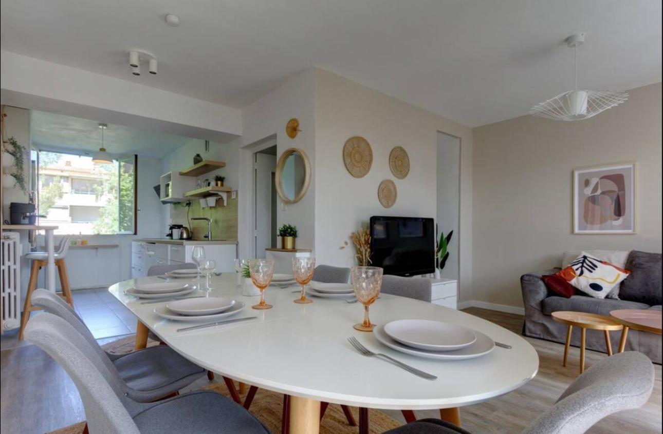 LE SMILE - 3 bedrooms - 8pers - Parking - Centre Gare Montpellier Extérieur photo