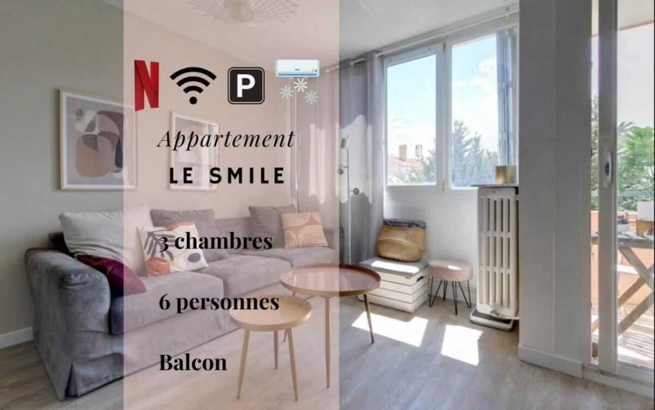 LE SMILE - 3 bedrooms - 8pers - Parking - Centre Gare Montpellier Extérieur photo